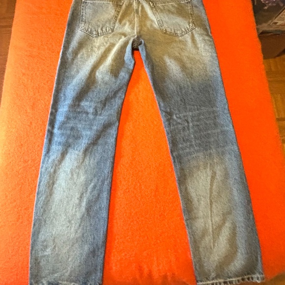 Zara the Malibu straight cut mid rise jeans made in Europe NWT - Picture 10 of 10